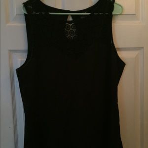 Torrid Peplum Top with Lace Size 2